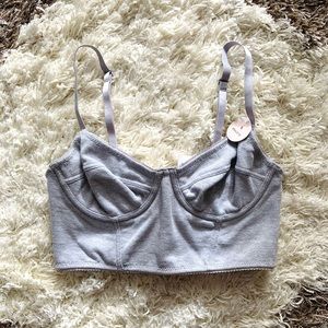Forever 21 Heather Grey Underwire Bralette